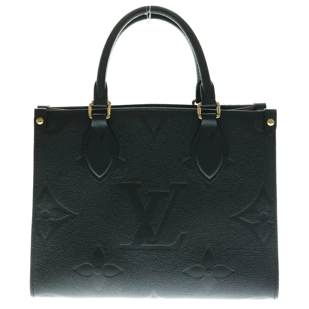 Louis Vuitton Empreinte Black Handbag Embossed OnTheGo Black Noir